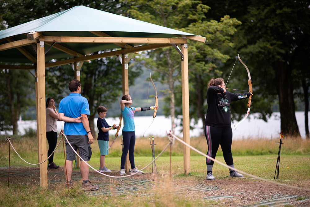 Archery on the shores of Windermere